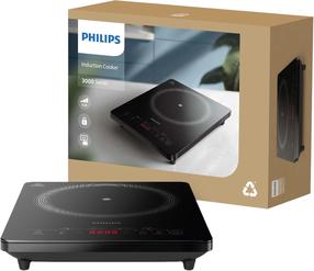 Lauapliit induktsiooni- Philips 3000 Series HD5830/90, 2000 W, must v.