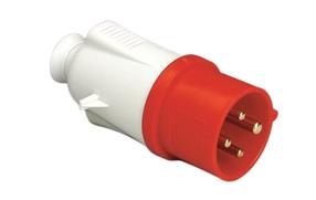 Jõupistik Electraline ROSSA, valge v./punane v.