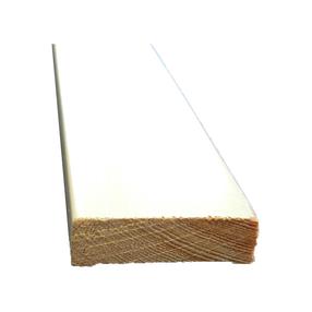 Durvju aploda, 220 cm x 5.6 cm x 1.2 cm, balta krās.