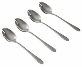 Desertinis šaukštelis Homla Abele 244292, nerūdijantysis plienas, sidabro sp., 4 vnt., 14 cm