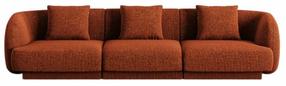 Sofa Cosmopolitan Design Tulum Eden 10, brick red s., 90 x 255 cm x 70 cm