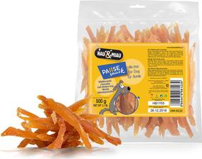 Skanėstas šunims Hau&Miau Dried Chicken Meat, vištiena, 0.5 kg