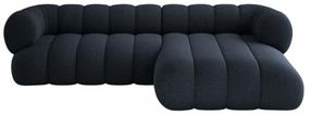 Kampinė sofa Cosmopolitan Design Koge Eden 16, navy blue sp., dešininė, 165 x 270 cm x 70 cm