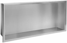 Sisseehitatav seinariiul Rea 03, 10 cm x 34 cm x 64 cm, hõbe v.