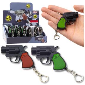 Игрушечное оружие, брелок для ключей Lean Toys Mini Revolver, 6.5 см (цвет/дизайн выбирается случайным образом)
