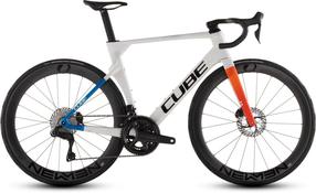 Dviratis plento Cube Litening Aero C:68X Race, 28 ", L rėmas, balta sp.