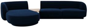 Modulinė sofa Micadoni Miley Blu86, mėlyna sp., kairinė, 300 x 145 cm x 70 cm