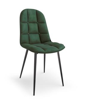 Söögitoa tool Metal Chairs K417, must v./tumeroheline v., 56 cm x 44 cm x 87 cm