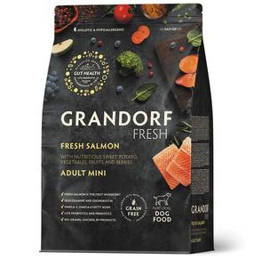 Сухой корм для собак Grandorf Fresh Salmon, лосось, 3 кг