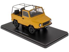 Žaislinis automobilis Luaz 969M Volin 1979, 1:24, geltona sp.