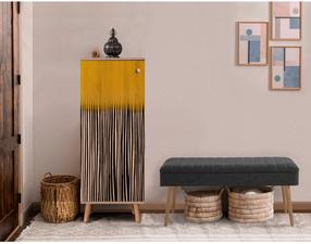 Esiku mööblikomplekt Kalune Design Vegas Sonomo 931 - 1053, sise, antratsiit v.