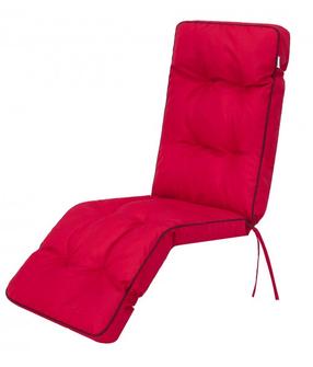 Lauko kėdės pagalvėlė Hobbygarden Ilona Oxford ILOCRO6, raudona sp., 160 x 50 cm