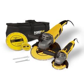 Kampinis šlifuoklis Powerplus POWX06250, su šepetėliais, 2000 W