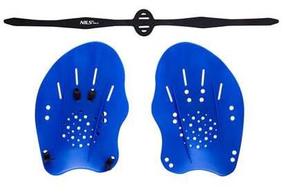 Komplekts Nils Aqua Swimming hand paddles, zila krās.