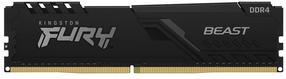 Operatyvioji atmintis (RAM) Kingston Fury Beast Black KF560C30BBE-16, DDR5, 16 GB, 6000 MHz