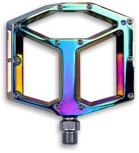 Pedalas Cube Acid Flat A3-ZP, aliuminis, įvairių spalvų, 2 vnt.