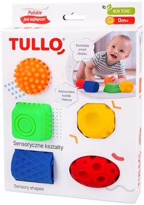 Sensorinis kamuoliukas, formos ir spalvos Tullo Sensory Shapes