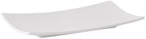 Šķīvis servēšanas Ambition Salsa, 18 cm x 9 cm x 2.1 cm, balta krās.