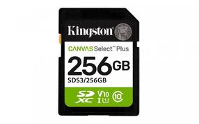 Atmiņas karte Kingston Canvas Select Plus SDS3/256GB, 256 GB, 150 Mb/s