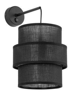 Светильник настенный TK Lighting Calisto, E27, 1 x 15 Вт, черный цв. / черный цв.