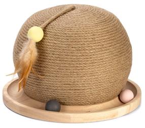 Kačių draskyklė Designed by Lotte Scratch and Play Sphere Mila, 29.5 cm x 29.5 cm x 22 cm
