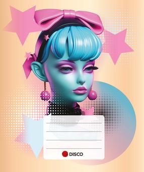 Burtnīca Disco A5, līniju, A5, 32 lapas, (krāsa/dizains tiek izvēlēts nejauši)