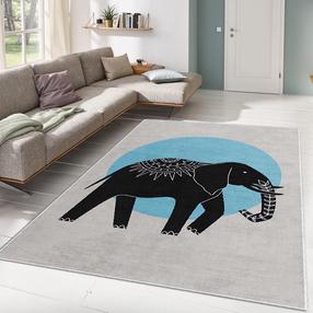 Paklājs Conceptum Hypnose ALHO CARPET-26A, daudzkrāsaina, 180 cm x 120 cm