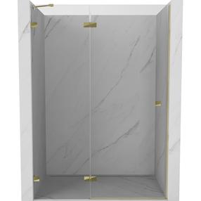 Dušas durvis Mexen Lunar 834-135-000-50-00-L, 135 cm x 200 cm, zelta krās./rūdītais