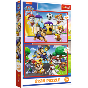 Пазл 2in1 Trefl Paw Patrol Doggy Day Of Fun, 18 см x 27.5 см, 48 шт., многоцветный