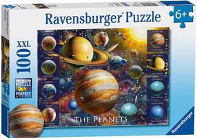 Dėlionė Ravensburger The Planets 108534, 49 cm x 36 cm, 100 vnt., įvairių spalvų