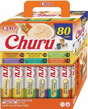 Kassimaius Inaba Churu Creamy Chicken Treat Mix, kanaliha, 0.014 kg, 80 tk