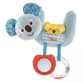 Rotaļlietas ratiem Chicco Baby Senses Koala Family, gaiši zila krās.