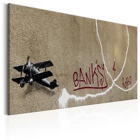 Reprodukcija Artgeist Love Plane by Banksy N4163PWD, 60 cm x 40 cm