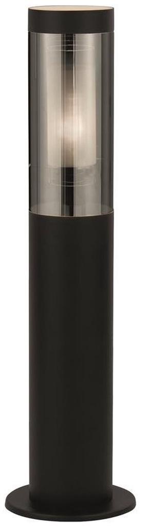 Brīvi stāvošs āra gaismeklis Searchlight Batton, 60W, E27, IP44, melna krās., 12 cm x 45 cm