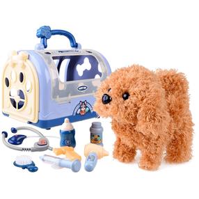 Komplekts lomu spēlei, veterinārārsta komplekts Pet Cage ZA4356, zila krās./brūna krās.