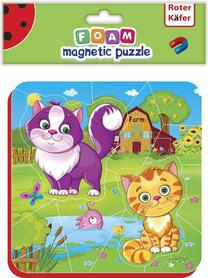 Dėlionė Roter Kafer Foam Magnetic 05, 0.4 cm, įvairių spalvų, 16 vnt.