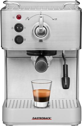 Эспрессо-кофемашина Gastroback Espresso Plus 42606, нержавеющей стали цв.