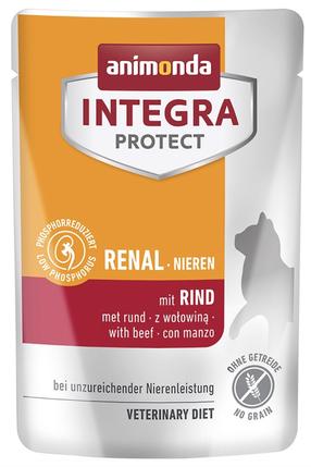 Šlapias kačių maistas Animonda Integra Protect Renal, jautiena, 0.085 kg