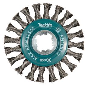 Vielinis diskinis šepetys Makita X-LOCK, 115 mm