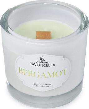 Свеча, ароматическая Pavoncella Bergamot, 50 час, белый цв.