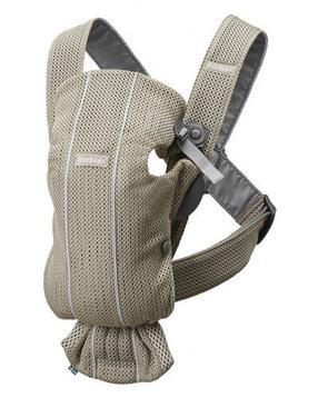 Nešioklė BabyBjorn Mini 3021001-0291, grey beige sp.