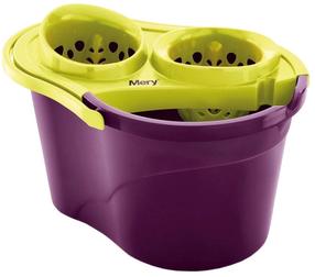 Grindų plovimo kibiras Mery, 14 l, violetinė