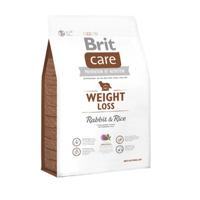Сухой корм для собак Brit Care Weight Loss Rabbit & Rice, крольчатина/рис, 3 кг
