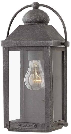 Rippuv tänavavalgusti Quintiesse Anchorage, 60W, E27, IP44, hall v., 17.7 cm x 33.5 cm