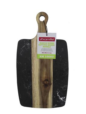Virtuves dēlis Kamille 10082, brūna krās./melna krās., 35 cm x 18 cm