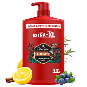 Kūno prausimosi želė vyrams Old Spice Bearglove, 1000 ml