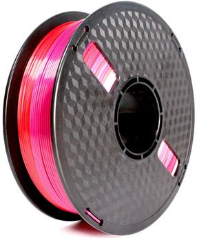 Филамент Gembird PLA Silk Rainbow, 340 м, красный цв./фиолетовый цв.