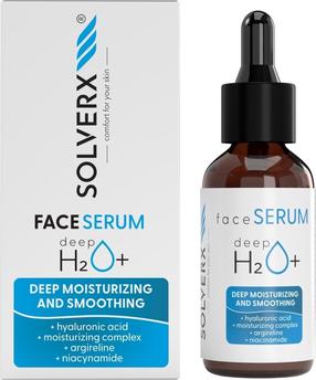 Сыворотка для лица Solverx Deep H2O+, 30 мл