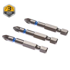 Биты для ударной отвертки Forte Tools BT03C-50PZ2, PZ2, 50 мм