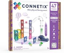 Magnetinis konstruktorius Connetix Ball Run Launcher CT-BA 00047-LA, 47 vnt., įvairių spalvų